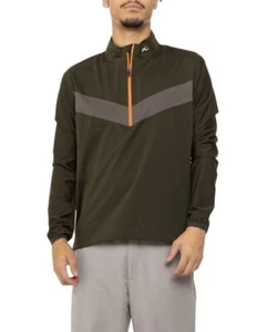 Kjus Men’s Dexter II 2.5L Half Zip Jacket- Green Olive - Size: 52 Large ⛳️$240 - Picture 1 of 5