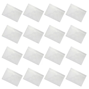 20 piezas autoadhesivas bolsillo para tarjetas PVC etiquetas de mercancía protector de negocios - Imagen 1 de 12