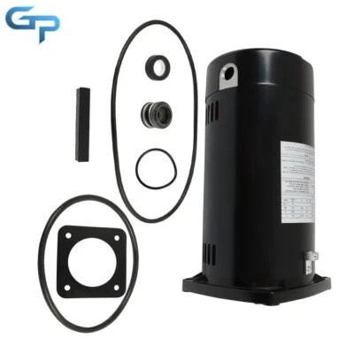 Square Flange Pool Pump Motor Pool Motor 1HP 115/230V 3450RPM 48Y Frame USQ1102 - Image 1 of 4