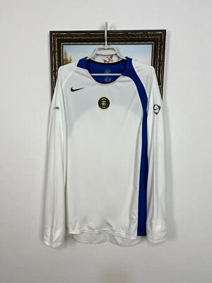 Camiseta Maglia Vintage Nike Inter Milan Futebol Trem Manga Longa Tamanho XL - Imagem 1 de 4
