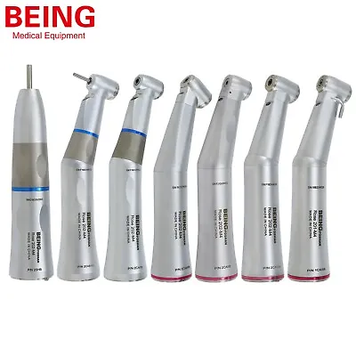 BEING Dental 1:1 1:5 Electric Handpiece Contra Angle Straight 45° Fiber Optic  • 332.99£