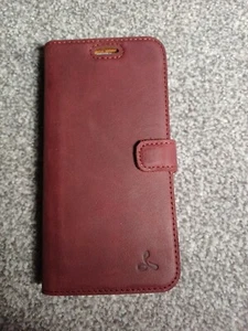 Snakehive Google Pixel 4 Genuine Premium Leather Wallet Case Card Slot Plum - Picture 1 of 4