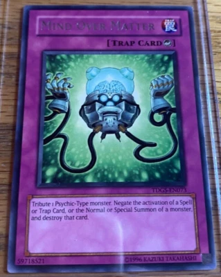 Mind Over Matter - TDGS-EN073 - Rare - Unlimited Yugioh Near Mint - Image 1 of 2