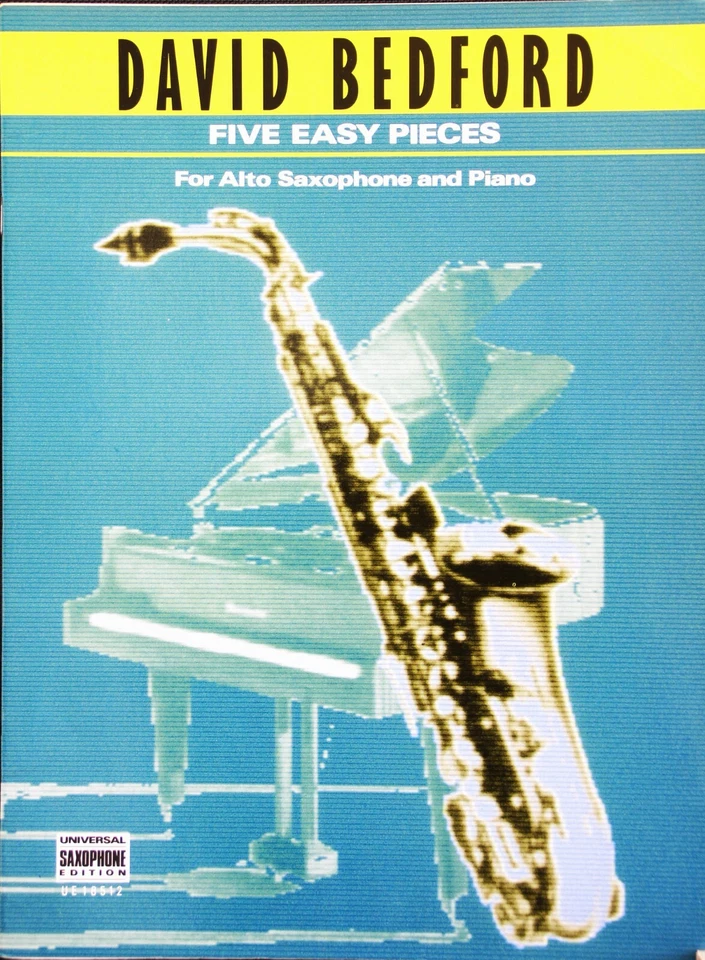 David Bedford 5 Easy Pieces for alto Saxophone and piano - Image 1 of 1