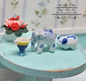 Puppenhaus Miniatur Keramik Wohnkultur Set D147 - Bild 1 von 2