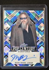 2022 Leaf Pop Century Base Auto Blue Crystals #BA-MBJ Mark Boone Junior /15