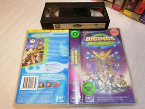 DIGIMON The MOVIE - Digital Monsters (2000) RARE Australian FOX Kids Video Issue - Picture 1 of 1