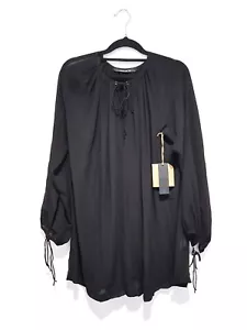 KITX equal rights blouse in black, size 8 NEW with tags rrp $399 100% silk - Picture 1 of 11