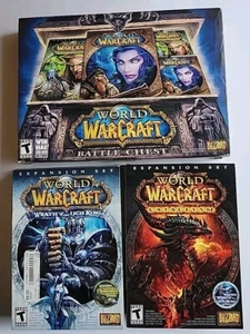 World of Warcraft: Battle Chest/Wrath Of The Lich King/Cataclysm Expansion Sets - Picture 1 of 17