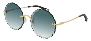 Chloe ROSIE CH0047S Gold/Blue Shaded (002) Sunglasses - Picture 1 of 1