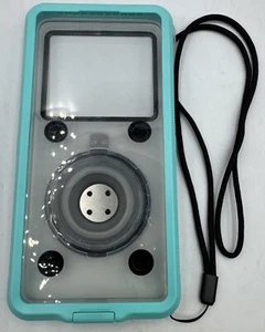 Wasserdichte Handyhülle Unterwasser Tauchen für iPhone oder Samsung, türkis. - Bild 1 von 7