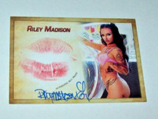 2023 Collectors Expo Model Riley Madison Autographed Kiss Card