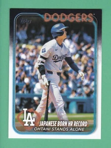Serie Actualización Topps 2024 #US123 SHOHEI OHTANI SH CL Japonés Nacido HR Record - Imagen 1 de 2