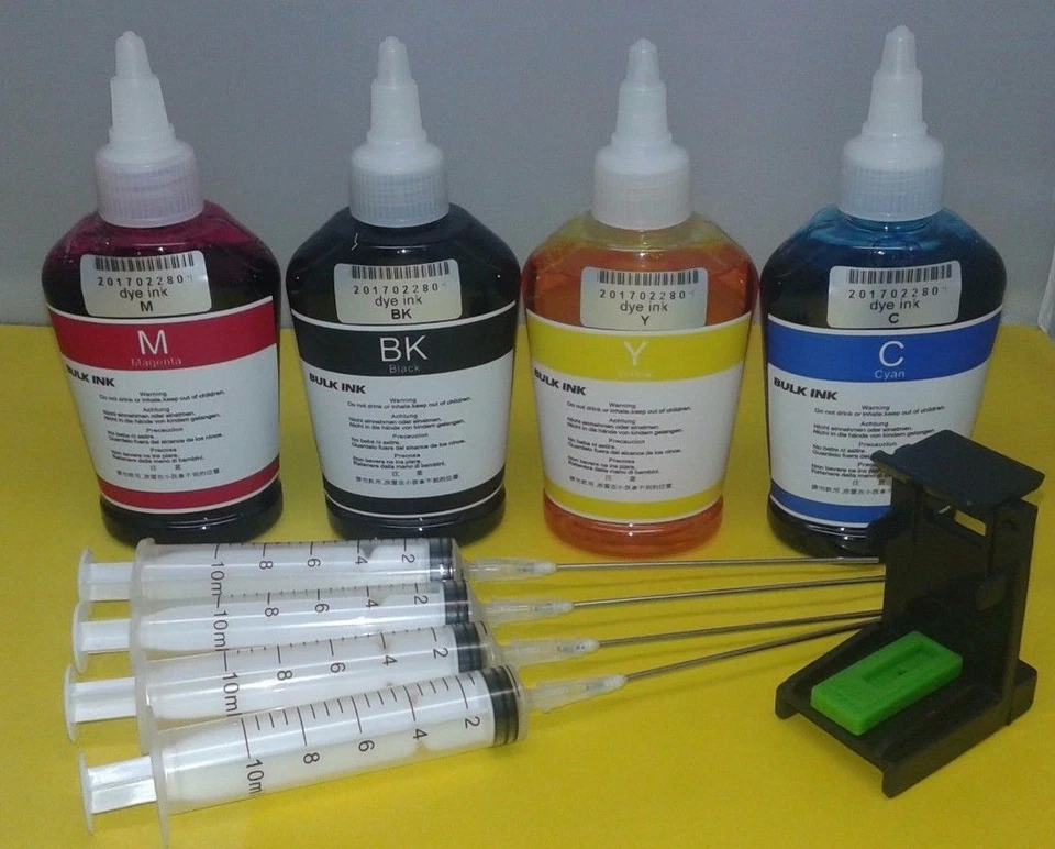 Refill ink bottles for HP + Snap Tool unlock Printhead Inkjet Printer 400ml - Image 1 of 1