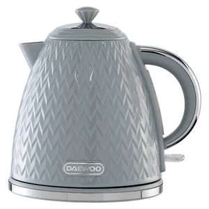 Daewoo Argyle Electric Jug Kettle 1.7L 3KW Fast Boil 360° Cordless Grey - Picture 1 of 7