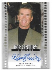 2011 Leaf Pop Century Signatures Autograph Silver #BA-AT1 Alan Thicke 22/25