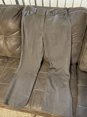 Pantalones para mujer Worthington de lana marrón talla 10 (FFF7) Foto 1 de 2