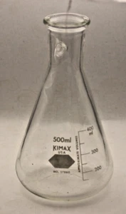 Kimble Kimax 500 ml Nº FRASCO FILTRO 27060. Vintage - Imagen 1 de 7