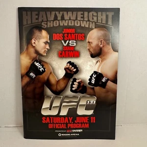 OFFICIAL PROGRAM UFC 131 DOS SANTOS CARWIN CERRONE POIRIER WEIDMAN MAIA FLORIAN - Picture 1 of 2