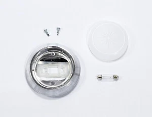 1969 1970 1971 1972 Oldsmobile Cutlass 442 Dome Light Base, Lens, Bulb Set - Picture 1 of 2