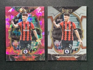 Lote 2022-23 Panini Select Premier Kieffer Moore rosa agrietado y base #4 - Imagen 1 de 2