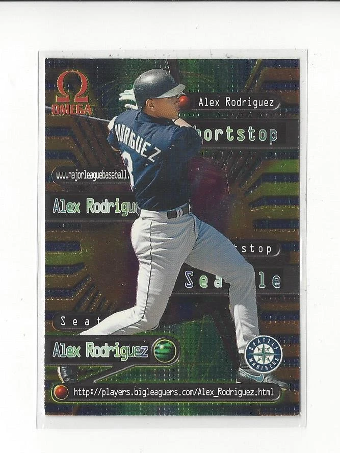 1998 Pacific Omega Online Inserts #15 Alex Rodriguez Mariners  - Image 1 of 1
