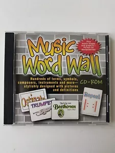 Music Word Wall CD-ROM Heritage Music Press Educational Flash Cards Learning - Picture 1 of 7