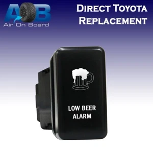12V OEM type Push switch 8B87W LOW BEER ALARM for Toyota Hilux Prado LED white - Picture 1 of 3