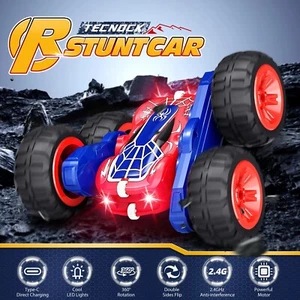 remote Control Car with Light, Type-C Charging, 2.4GHz RC Cars, 4WD Double - Picture 1 of 8