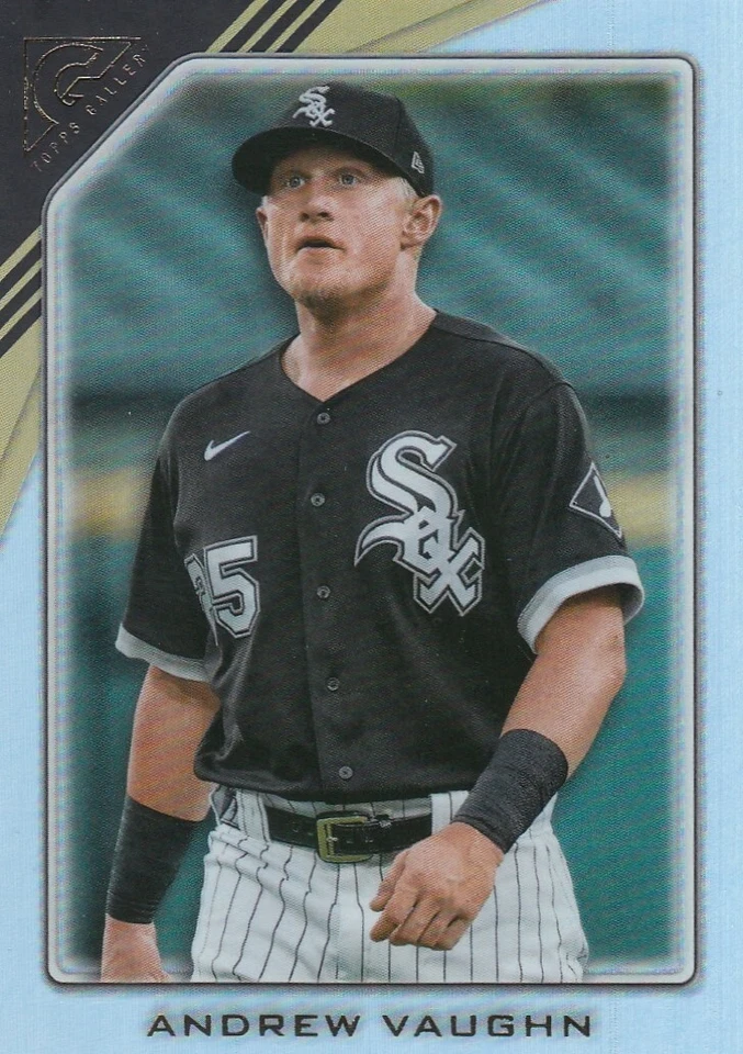 ANDREW VAUGHN TOPPS GALLERY RAINBOW FOIL CHICAGO WHITE SOX #63 2022 22 - Image 1 of 1