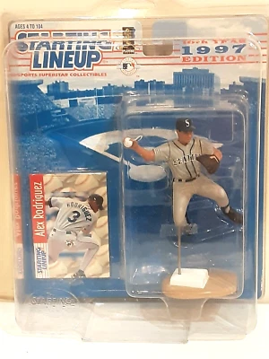 VINTAGE 1997 STARTING LINEUP MLB ALEX RODRIGUEZ SEATTLE MARINERS NOS - Image 1 of 2
