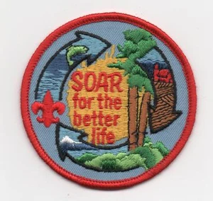 Vintage "SOAR for better life" Patch, 3" Round, Mint! - Picture 1 of 1