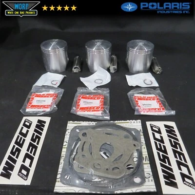 75mm +.50mm Oversize Wiseco Top End Kit Polaris SL900 Triple SL 900 1996-1997 - Image 1 of 4
