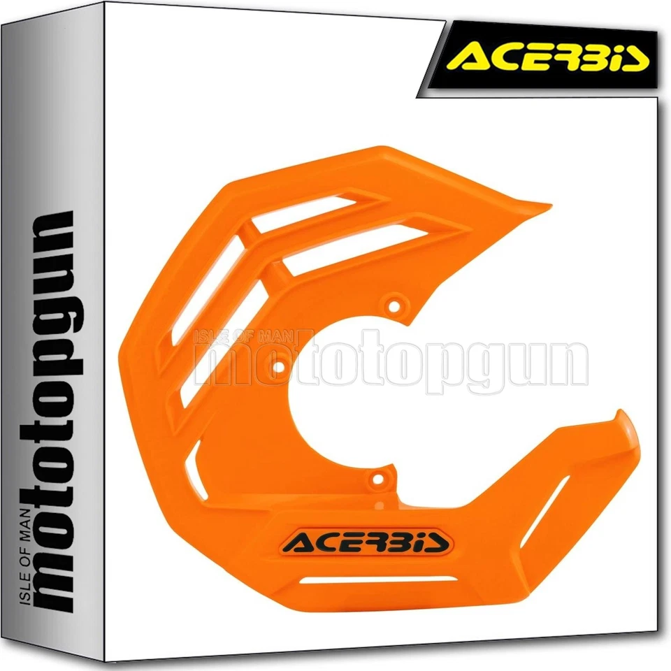 Copridisco Acerbis X-future Front DISC Cover Cross Enduro Arancione