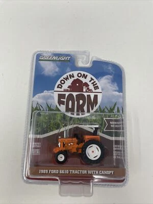 Greenlight Down On The Farm Series 6 1989 Ford 6610 Tractor W/ Canopy 1:64 New - Image 1 of 4