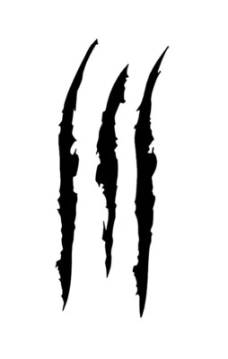 20x8" CLAW GRAPHIC Se Adapta a Dodge Challenger Charger RT SRT Calcomanía Faro Arañazo Foto 1 de 4