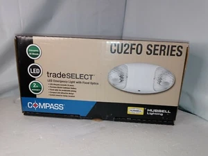 Kompass CU2FO feste optische LED Notleuchte in weiß von HUBBEL - Bild 1 von 9