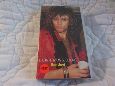 JON BON JOVI THE INTERVIEW SESSIONS VHS 1990 VIDEO HARD ROCK HAIR METAL 80'S - Image 1 of 4