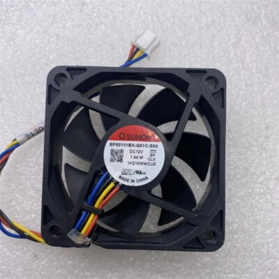 1 PCS  SUNON Fan EF60151BX-Q01C-S99  DC12V 1.44W 6015 6cm 4 wire cooling fan - Image 1 of 2