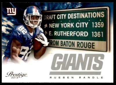 2012 Panini Prestige #26 Rueben Randle Draft City Destination - Image 1 of 2