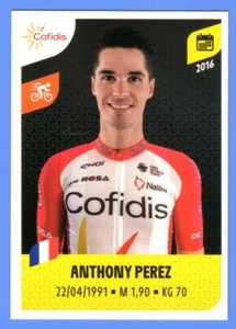 2021 PANINI TOUR DE FRANCE #153 Anthony PEREZ Stickers