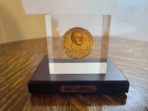 Vintage Lucite Display 1972 Republican National Conv Commemorative Coin Nixon  - Bild 1 von 10