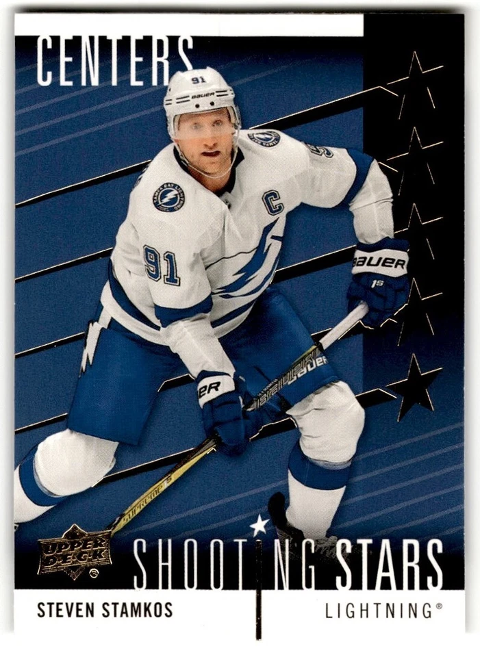 2019-20 Upper Deck Shooting Stars Centers Steven Stamkos #SSC-6 Tampa Bay - Image 1 of 2