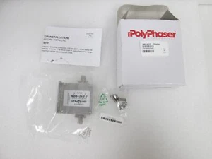 POLYPHASER MDS+24-F-F POLYPHASER 100KHZ 2.5GHZ PASS COAX PROTECTOR - Picture 1 of 6