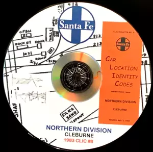 Atchison Topeka & Santa Fe 1983 Northern Div. Cleburne CLIC#8 PDF Pages on DVD - Picture 1 of 6