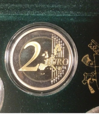 2 euro BE Vatican 2005 Pape Jean Paul II série non commémorative 16 000 ex rare - Photo 1/2