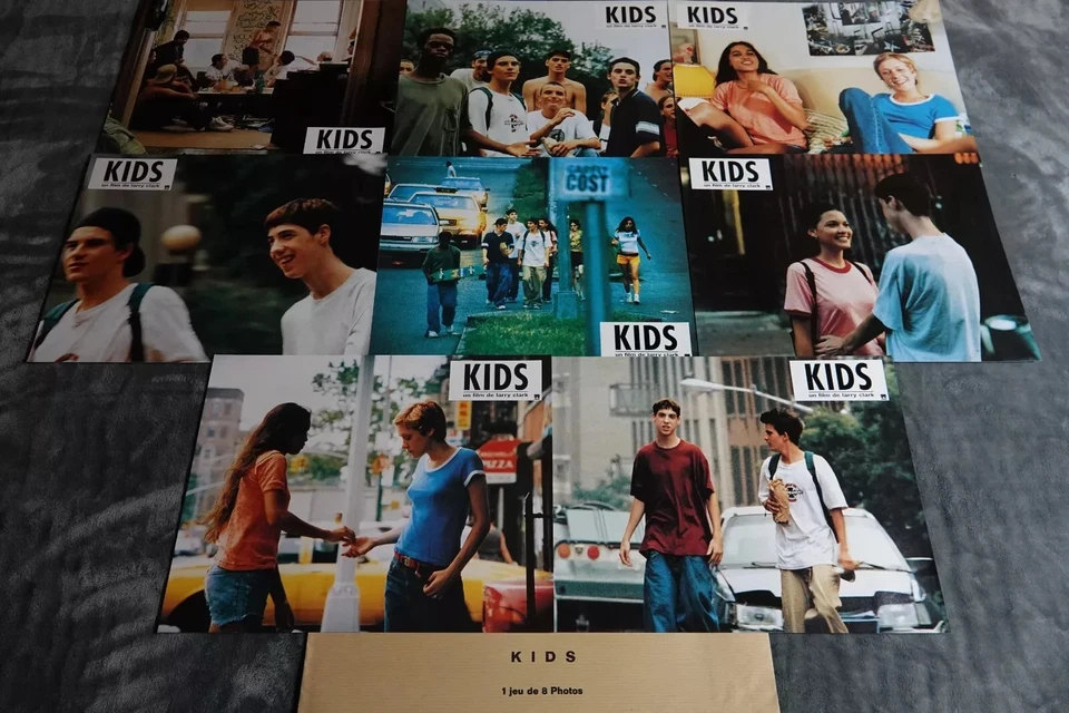 NIÑOS / Larry Clark Leo Fitzpatrick Chloë Sevigny 8 fotos tarjetas de lobby 1995 Foto 1 de 1