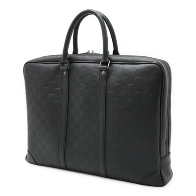 Maletín Louis Vuitton Damier Infini PDV Porte Document Voyage N41146 Onyx  Foto 1 de 4