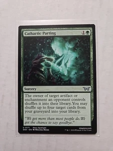 Cathartic Parting - Duskmourn - LP - MTG Magic - Uncommon - Sorcery  - Picture 1 of 1