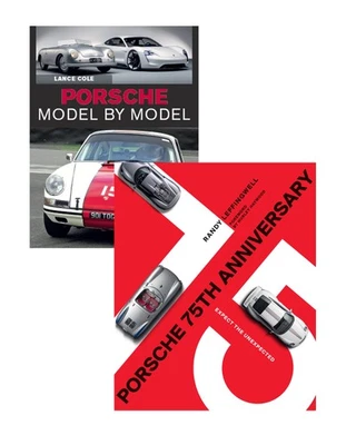 Juego de 2 libros Porsche modelo por modelo y Porsche 75 aniversario Foto 1 de 3